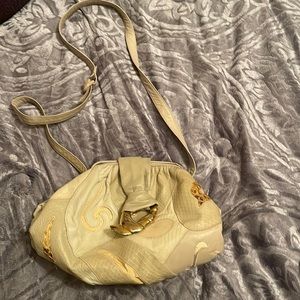 Vintage sharif bag beige tones
